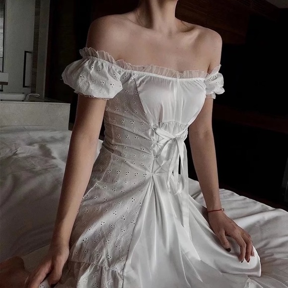 milkmaid corset dress